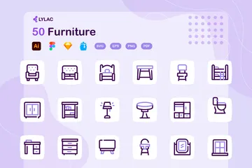 Muebles Paquete de Iconos