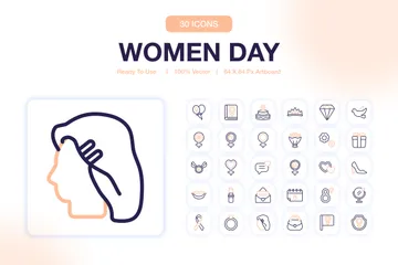 Dia de la mujer Icon Pack