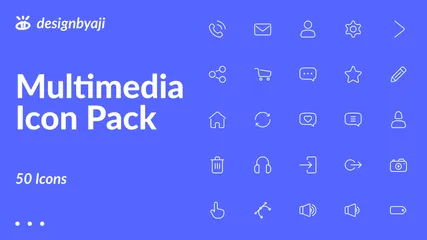 Multimedia Icon Pack