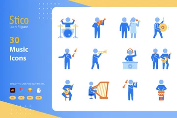 Música Pacote de Ícones