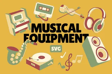 Musical Equipment Icon Pack