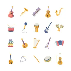 Musical Instrument Icon Pack