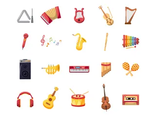 Musical Instrument Icon Pack