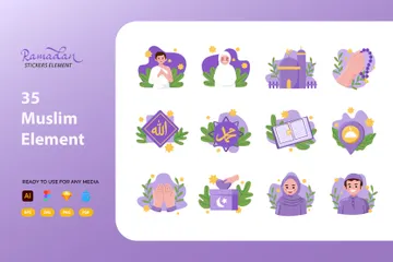 Muslim Ramadan Icon Pack