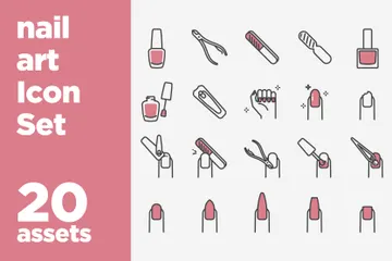 Nail Art Icon Pack