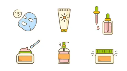Natural Skincare Icon Pack