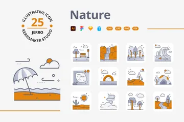 Naturaleza Paquete de Iconos