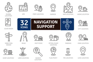 Navigation Support Icon Pack