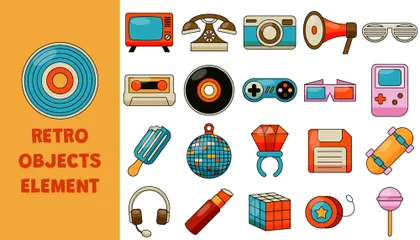 Nostalgic Retro Icon Pack