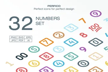 Numbers Icon Pack