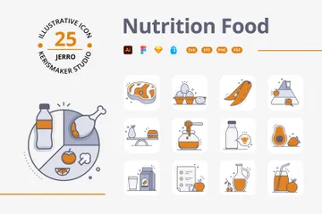 Nutrition Food Icon Pack