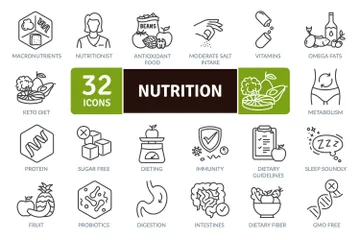 Nutrition Icon Pack