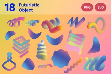 Objet futuriste Pack d'Icônes