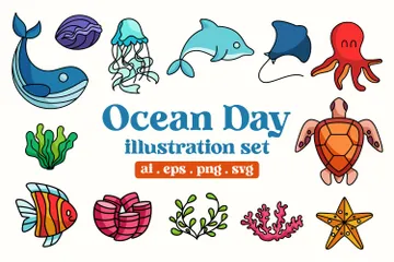 Ocean Day Icon Pack