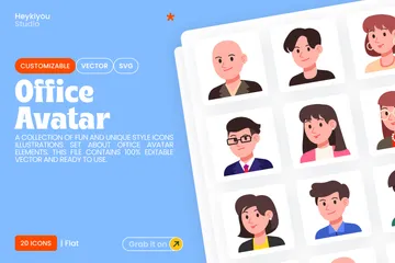 Office Avatar Icon Pack