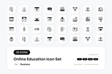 Online Education Icon Pack