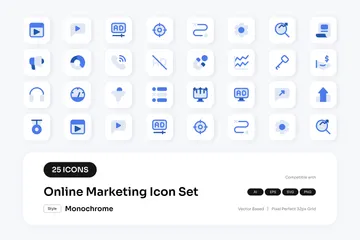 Online Marketing Icon Pack