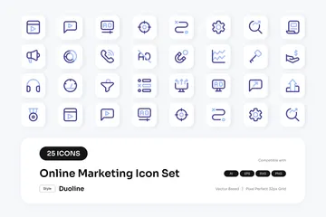 Online Marketing Icon Pack