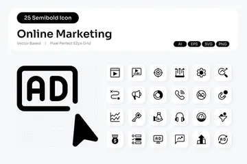 Online Marketing Icon Pack