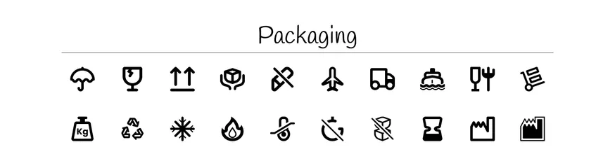 Packaging Icon Pack