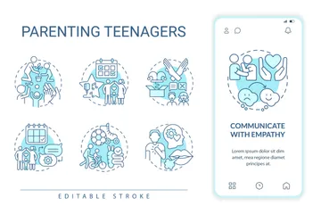 Parenting Teenagers Icon Pack