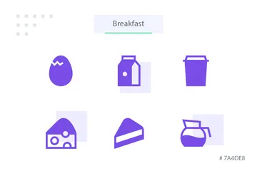 Petit-déjeuner Pack d'Icônes