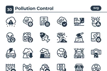 Pollution Control Icon Pack