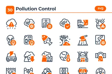 Pollution Control Icon Pack