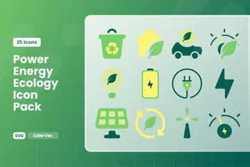 Power Energy Ecology Icon Pack