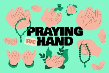 Praying Hand Icon Pack