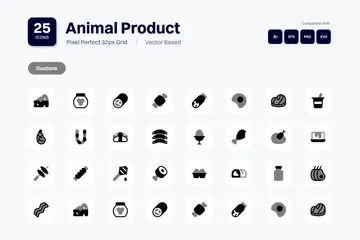 Producto animal Paquete de Iconos