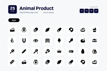 Producto animal Paquete de Iconos