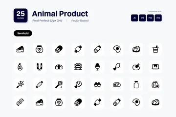 Producto animal Paquete de Iconos