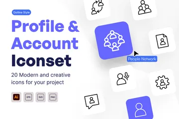 Profile & Account Icon Pack