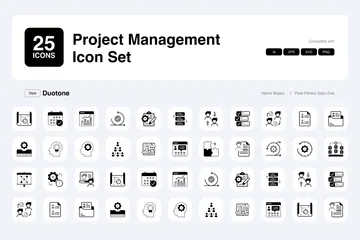 Projektmanagement Symbolpack