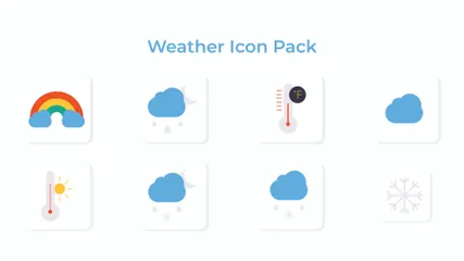 Pronóstico del tiempo Paquete de Iconos