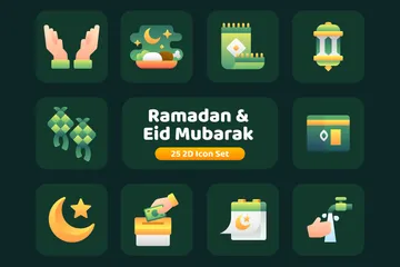 RAMADAN & EID MUBARAK Vol.1 Pack d'Icônes