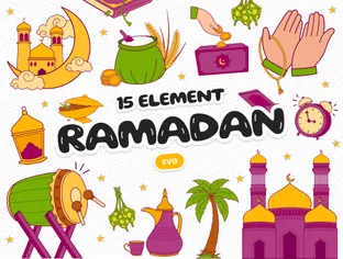Ramadan Kareem Element