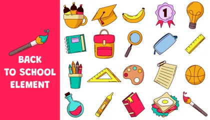 Retour à l'école Icon Pack