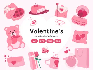 Saint Valentin Pack d'Icônes