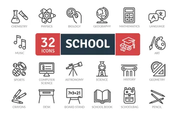 School Icon Pack