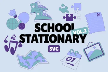School Stationary Vol.2 Icon Pack