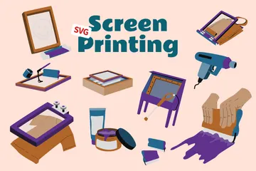 Screen Printing Icon Pack