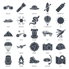 Set Of Adventure Icon Pack