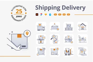 Shipping Delivery Icon Pack