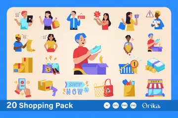 Shopping E-commerce Icon Pack