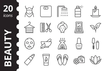 Spa And Beauty Icon Pack