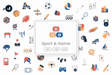 스포츠 및 게임 아이콘 팩