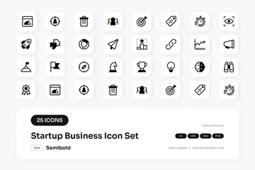 Startup And New Business Icon Pack