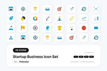 Startup And New Business Icon Pack